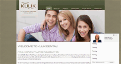 Desktop Screenshot of kulikdental.com